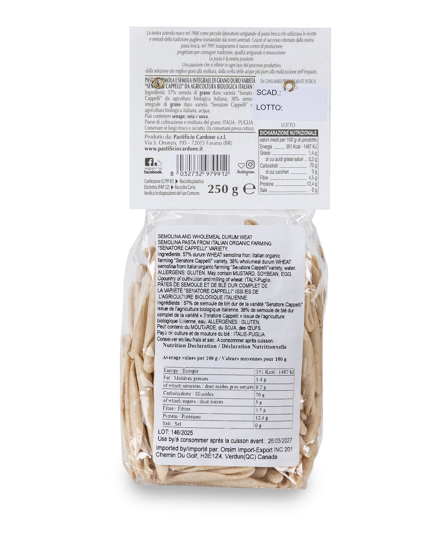 Maccheroncini al Ferretto