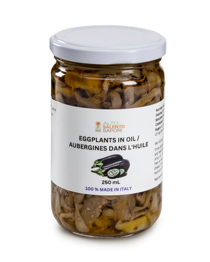 EGGPLANTS IN VIRGIN OIL 250ml