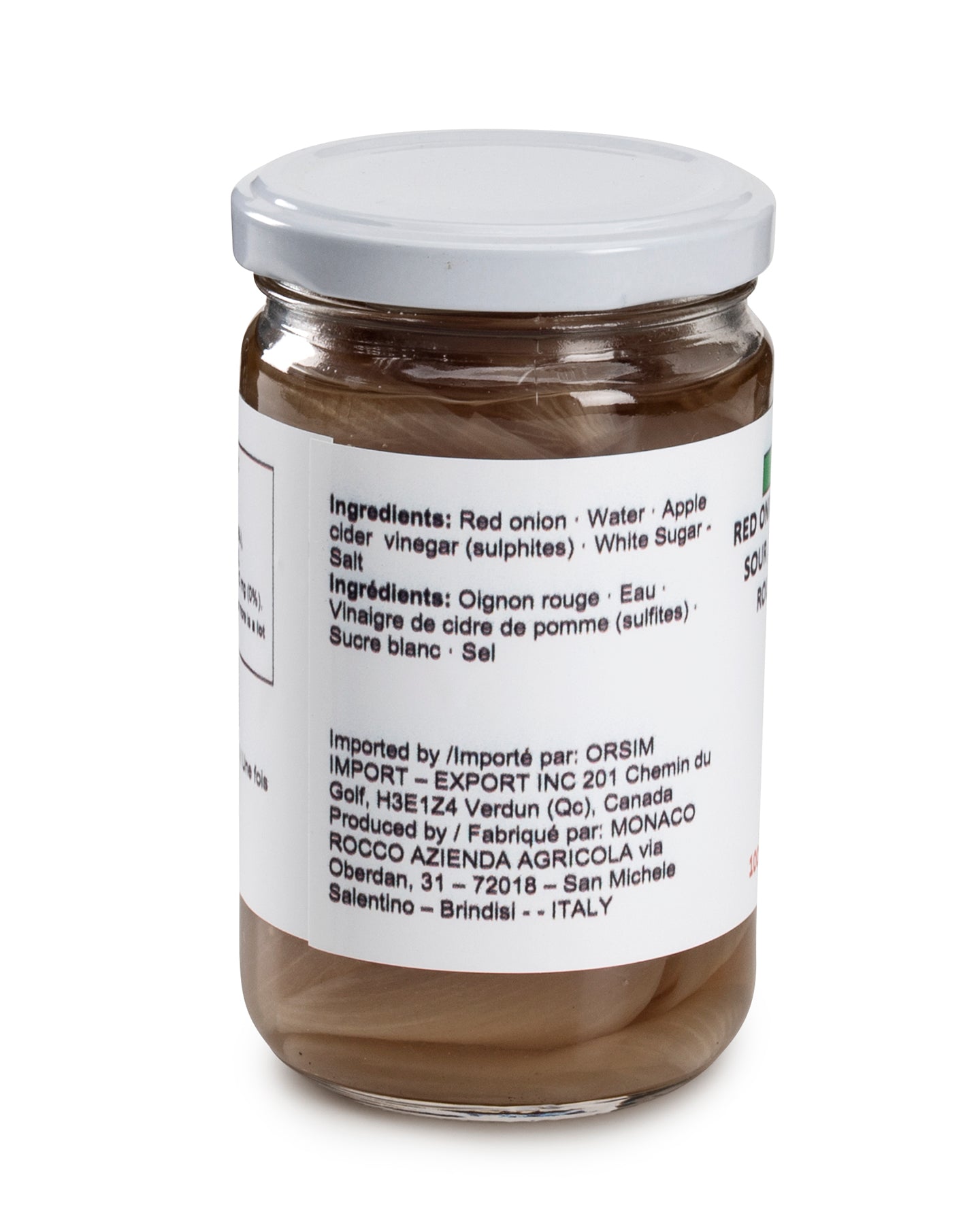 RED ONION SLICES IN SWEET 350gr.