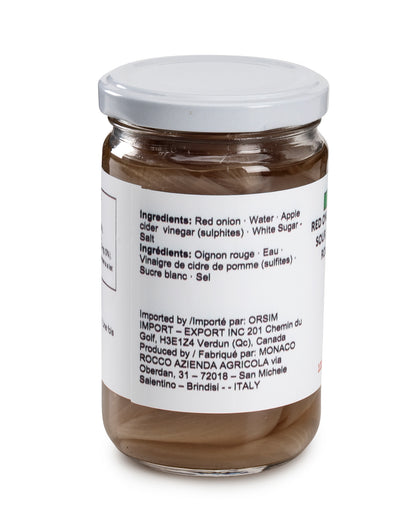 RED ONION SLICES IN SWEET 350gr.